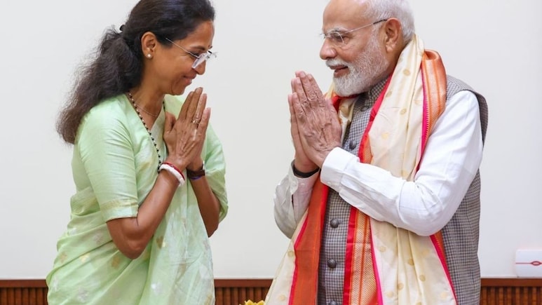 Supriya Sule: उद्धव ठाकरे दिल्लीत आणि सुप्रिया सुळेंनी घेतली PM मोदींची भेट! कारण काय?