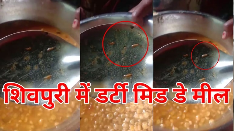मेढ़क के बाद आंगनबाड़ी केंद्र में बच्चों को परोसी इल्ली और कीड़ों वाली दाल, परिजनों ने जमकर किया हंगामा