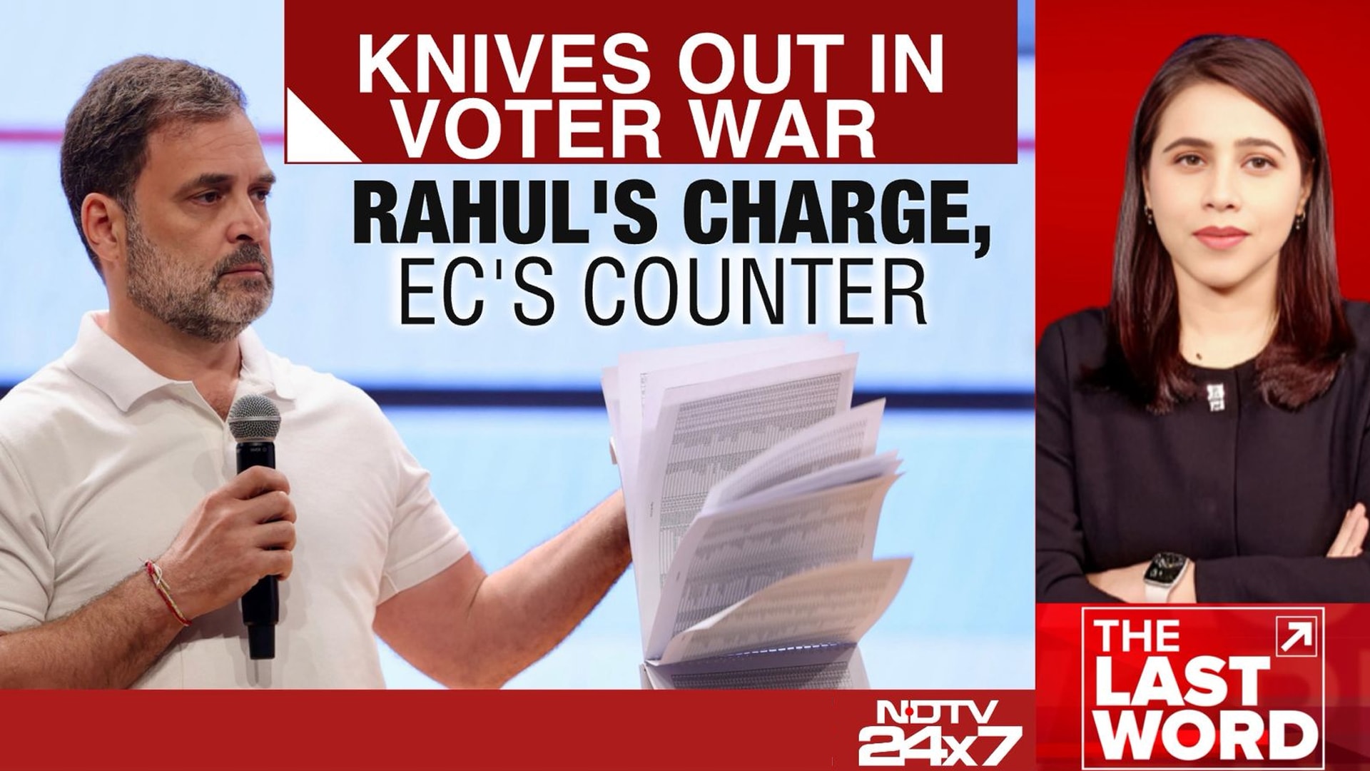 Knives Out In Voter War: Rahul Gandhi's Charge, Election Commission's Counter
