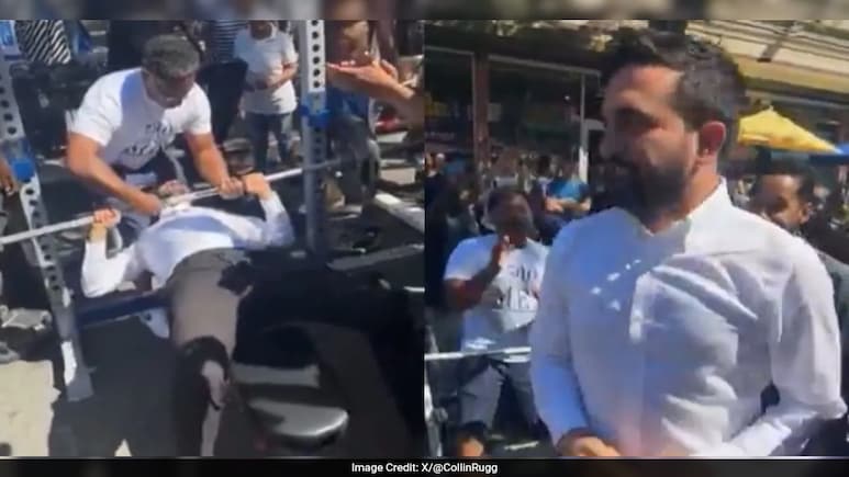 Watch: Zohran Mamdani Struggles At Bench Press, Rivals Say 'It's Easy To Talk' Watch: Zohran Mamdani Struggles At Bench Press, Rivals Say 'It's Easy To Talk'