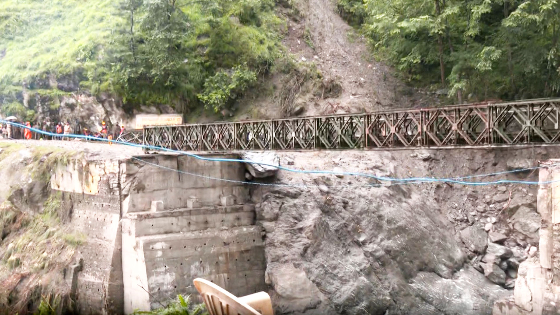 Bridge In Uttarakhand's Dharali Rebuilt After Being Washed Away by Flash Floods