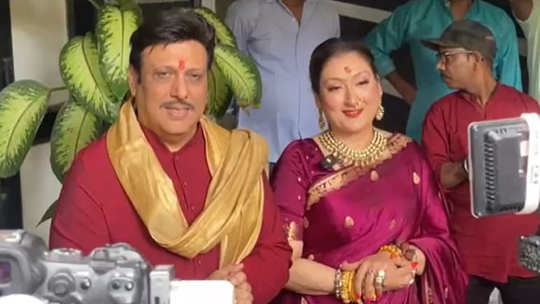 गोविंदा और सुनीता आहुजा साथ मना रहे गणपति उत्सव, परिवार में दिखा खुशी का माहौल