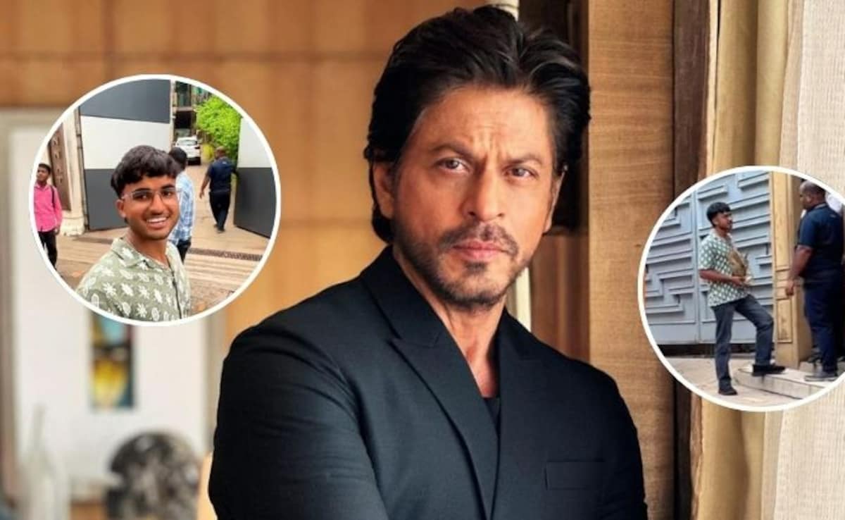 An SRK Fan Disguises Himself As Delivery Boy To Enter Mannat. Guard's Boss Reply Goes Viral