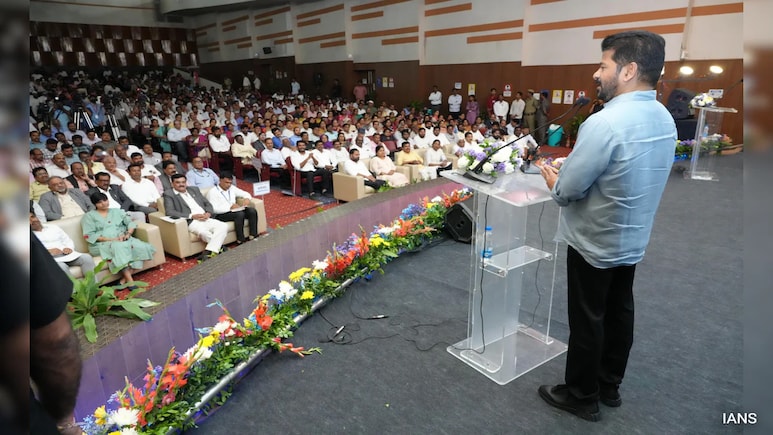Telangana Chief Minister Makes Landmark Visit To Hyderabad's Osmania University Telangana Chief Minister Makes Landmark Visit To Hyderabad's Osmania University