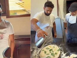 Rishabh Pant Trades Batting Gloves For Apron As He Shows Off Pizza-Making Skills Rishabh Pant Trades Batting Gloves For Apron As He Shows Off Pizza-Making Skills