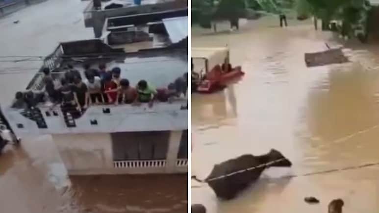 सवाई माधोपुर में भारी बारिश से हाहाकार, नेशनल हाईवे पर आवाजाही बंद; त्रिनेत्र गणेश मंदिर जाने पर भी रोक