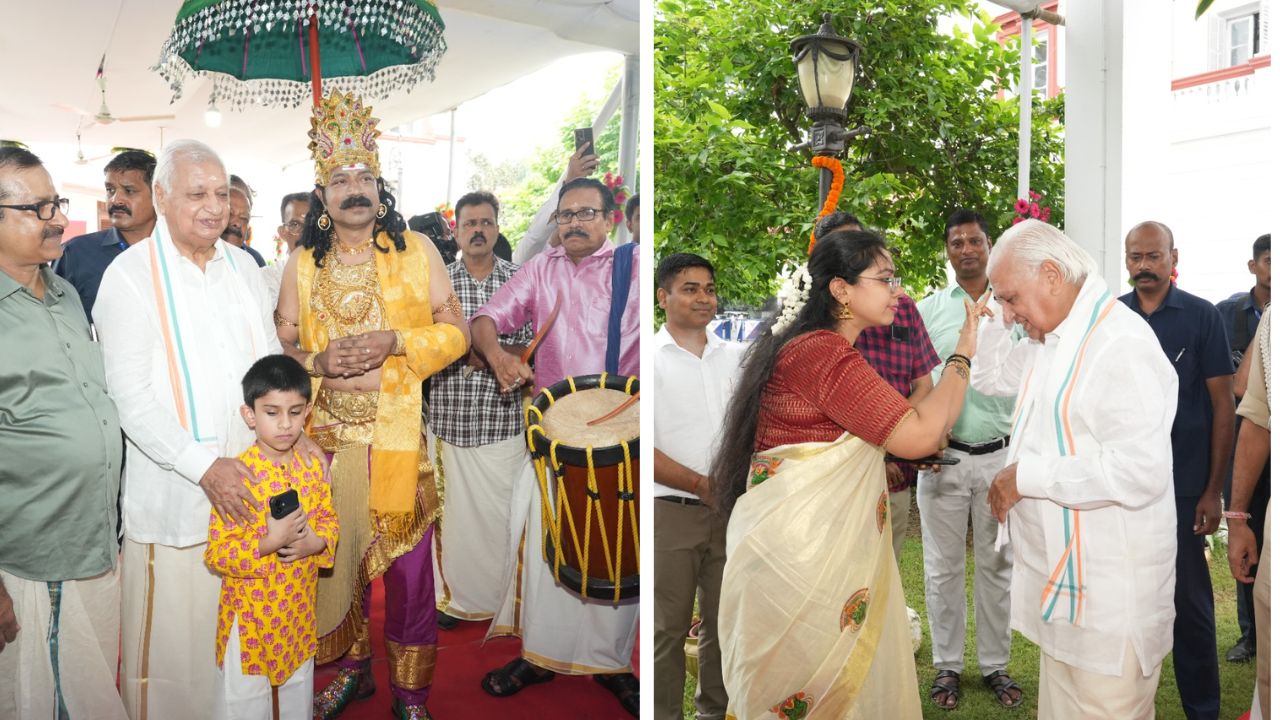 मिले लोग, फूलों से सजाई रंगोली, कुछ ऐसे बिहार राजभवन में मना ओणम उत्सव, लोगों ने राज्यपाल को कहा 'शुक्रिया'