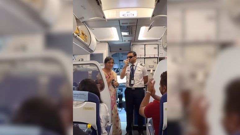 "If You Wouldn't Exist...": IndiGo Pilot Honours Mother On Flight "If You Wouldn't Exist...": IndiGo Pilot Honours Mother On Flight