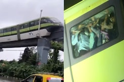 100 Passengers Stranded As Mumbai Monorail Develops Snag Amid Heavy Rain 100 Passengers Stranded As Mumbai Monorail Develops Snag Amid Heavy Rain
