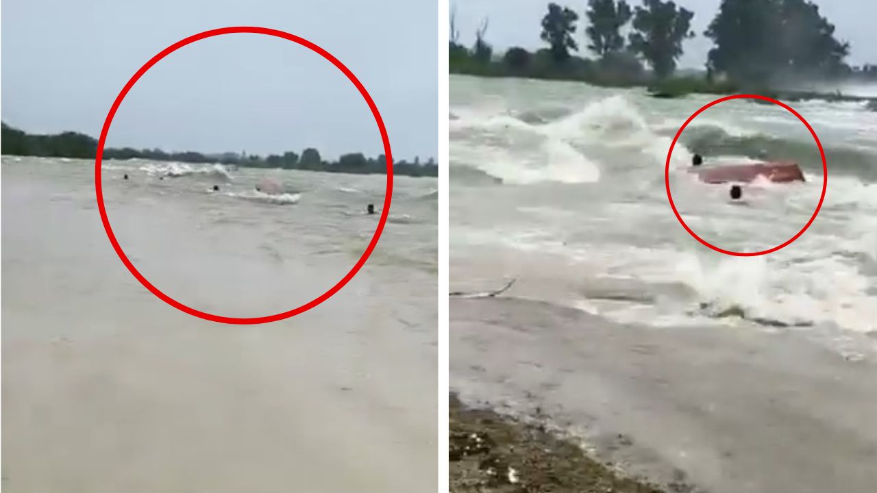 राजस्थान के सवाई माधोपुर में पलटी नाव, 10 लोग बहे, खतरनाक वीडियो आया सामने
