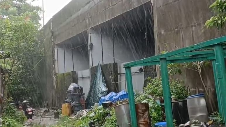 Navi Mumbai : उलवे-बेलापूर ध्रुवतारा जेट्टीजवळ पुलाखाली बेकायदेशीर गोडाऊन; पोलिसांचं दुर्लक्ष Navi Mumbai : उलवे-बेलापूर ध्रुवतारा जेट्टीजवळ पुलाखाली बेकायदेशीर गोडाऊन; पोलिसांचं दुर्लक्ष
