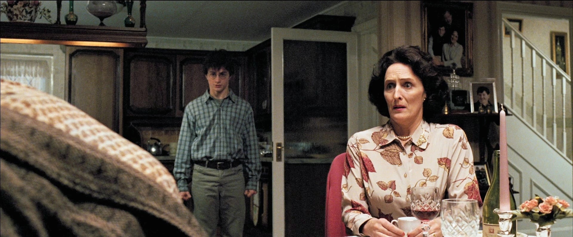 Fiona Shaw and Daniel Radcliffe in Harry Potter Fiona Shaw and Daniel Radcliffe in Harry Potter