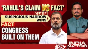 NDTV's Point-By-Point Fact Check Of Rahul Gandhi's "Vote Theft" Allegations