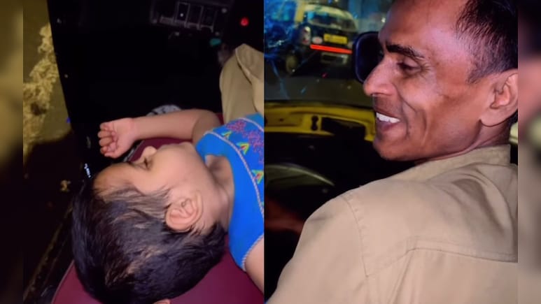 बाप-लेकीची हृदयस्पर्शी गोष्ट! मुलीला कुशीत घेऊन चालवतोय रिक्षा; 'हा' VIDEO पाहून डोळे पाणावतील बाप-लेकीची हृदयस्पर्शी गोष्ट! मुलीला कुशीत घेऊन चालवतोय रिक्षा; 'हा' VIDEO पाहून डोळे पाणावतील