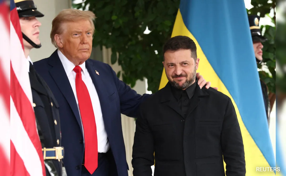 "Reasonable Chance Of Ending War": Trump Meets Zelensky At White House