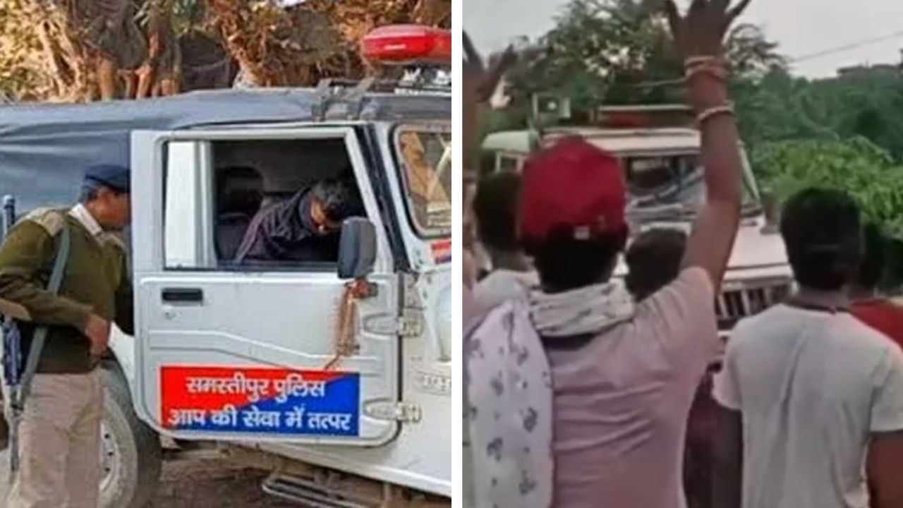 गुस्साए लोगों को शांत कराने पहुंची पुलिस पर किया हमला, बुलाना पड़ी पास के थाने से फोर्स