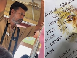 चलती बस में टिकट पर हूबहू उतार दी कंडक्टर की फोटो, पोट्रेट देख चेहरे पर आई खुशी बना देगी आपका भी दिन चलती बस में टिकट पर हूबहू उतार दी कंडक्टर की फोटो, पोट्रेट देख चेहरे पर आई खुशी बना देगी आपका भी दिन