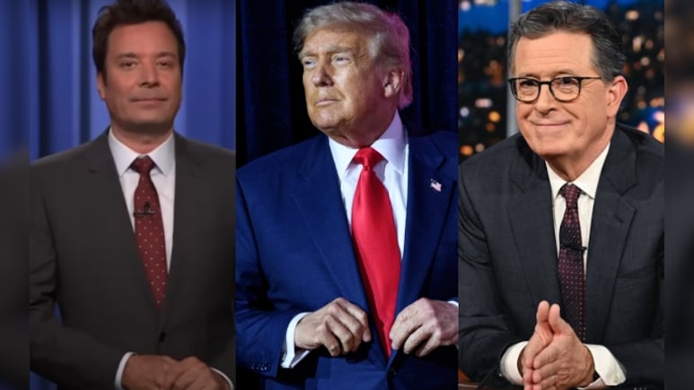 "Perfect Time To...": Stephen Colbert, Jimmy Fallon Slam Trump's India Tariffs "Perfect Time To...": Stephen Colbert, Jimmy Fallon Slam Trump's India Tariffs