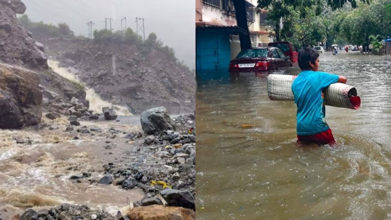 डूब रहे आशियाने, टूट रहे रिकॉर्ड... बंगाल से हिमाचल तक भारी बारिश का रेड अलर्ट
