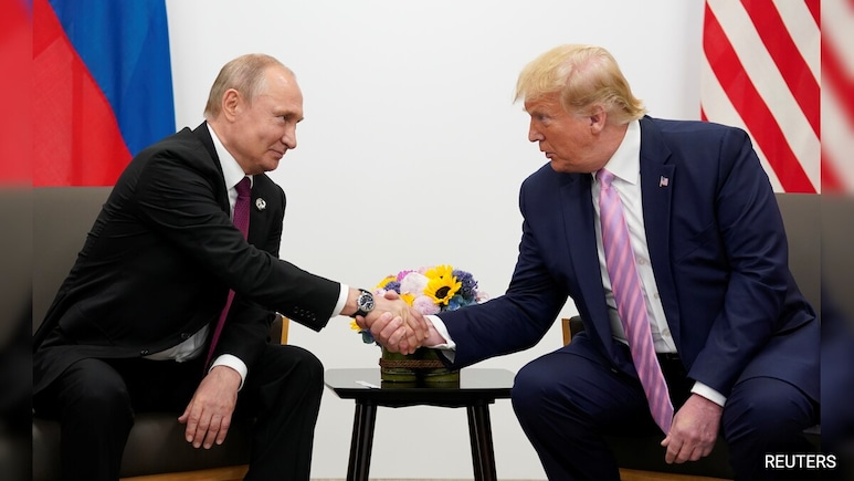 Ahead Of Alaska Summit, Trump Says Putin, Zelensky "Will Make Peace"
