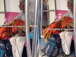 मेट्रो में सफर करते बुजुर्ग पति-पत्नी का प्यार देख इमोशनल हुए लोग, बोले- इससे ज्यादा खूबसूरत और कुछ नहीं...