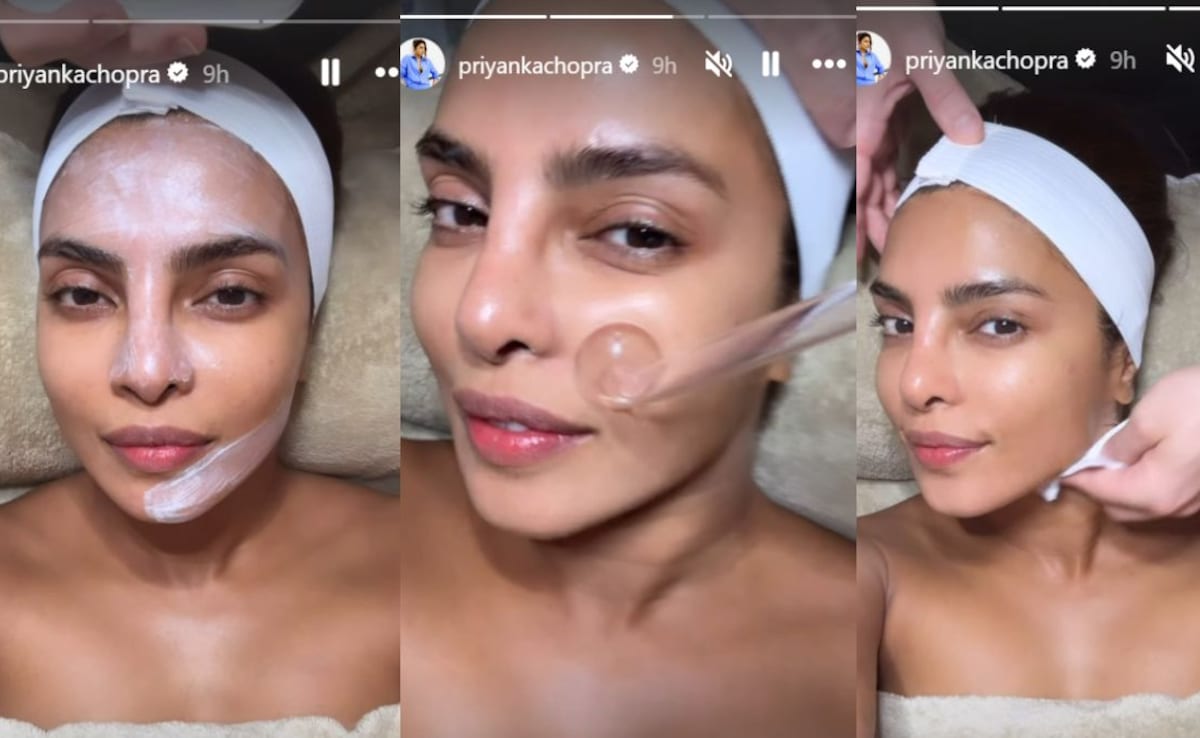 Priyanka Chopra shares her skincare treatment. Photo: Instagram/priyankachopra Priyanka Chopra shares her skincare treatment. Photo: Instagram/priyankachopra