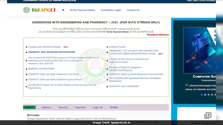 TS EAMCET Round 3 Final Phase Seat Allotment Result Released, Here's How To Check TS EAMCET Round 3 Final Phase Seat Allotment Result Released, Here's How To Check