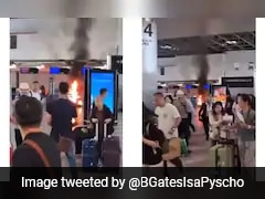 Video: Chaos At Milan's Malpensa Airport After Man Sets Fire To Check-In Desk, Smashes Screens