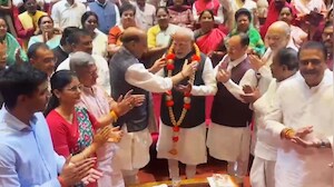 PM Modi Felicitated By NDA MPs For Op Sindoor Success