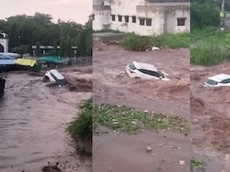 बड़वानी में रूपा नदी ने दिखाया रौद्र रूप, सड़कें बनीं दरिया, घरों और दुकानों में घुसा पानी; सैलाब में बह गई कार