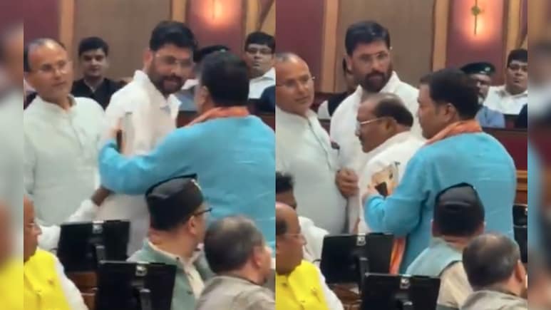 Video: 2 BJP MLAs Clash Inside UP Assembly, Akhilesh Yadav Reacts