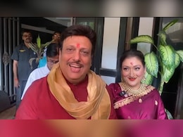 गोविंदा और सुनीता आहूजा साथ आए नजर, मनाया गणेश उत्सव