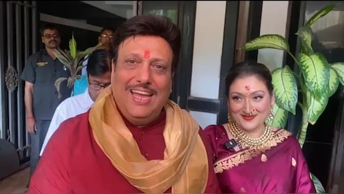 गोविंदा और सुनीता आहूजा साथ आए नजर, मनाया गणेश उत्सव