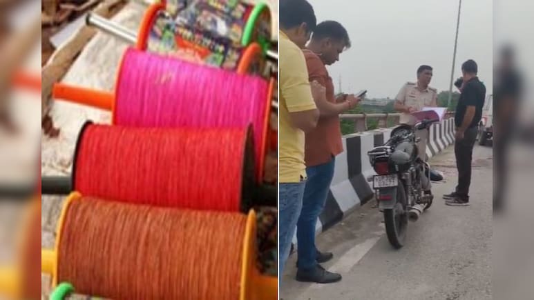 मौत का मांझा... दिल्ली के बदरपुर में चाइनीज मांझे ने फिर रेता बाइक सवार का गला