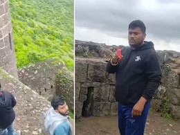 'मल्हार' गडावर बेशिस्त पर्यटकांना जागरूक नागरिकाचा दणका, VIDEO पाहून अभिमान वाटेल