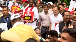 Cops Block Opposition's Protest March To Election Commission