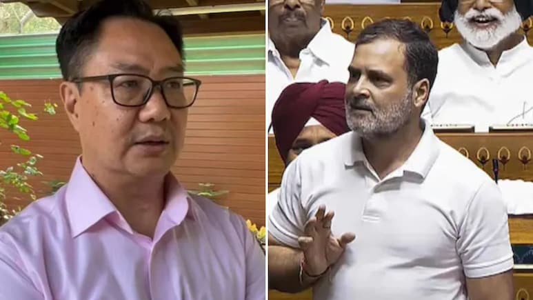 "Dangerous Track": Kiren Rijiju Says Rahul Gandhi Working With George Soros