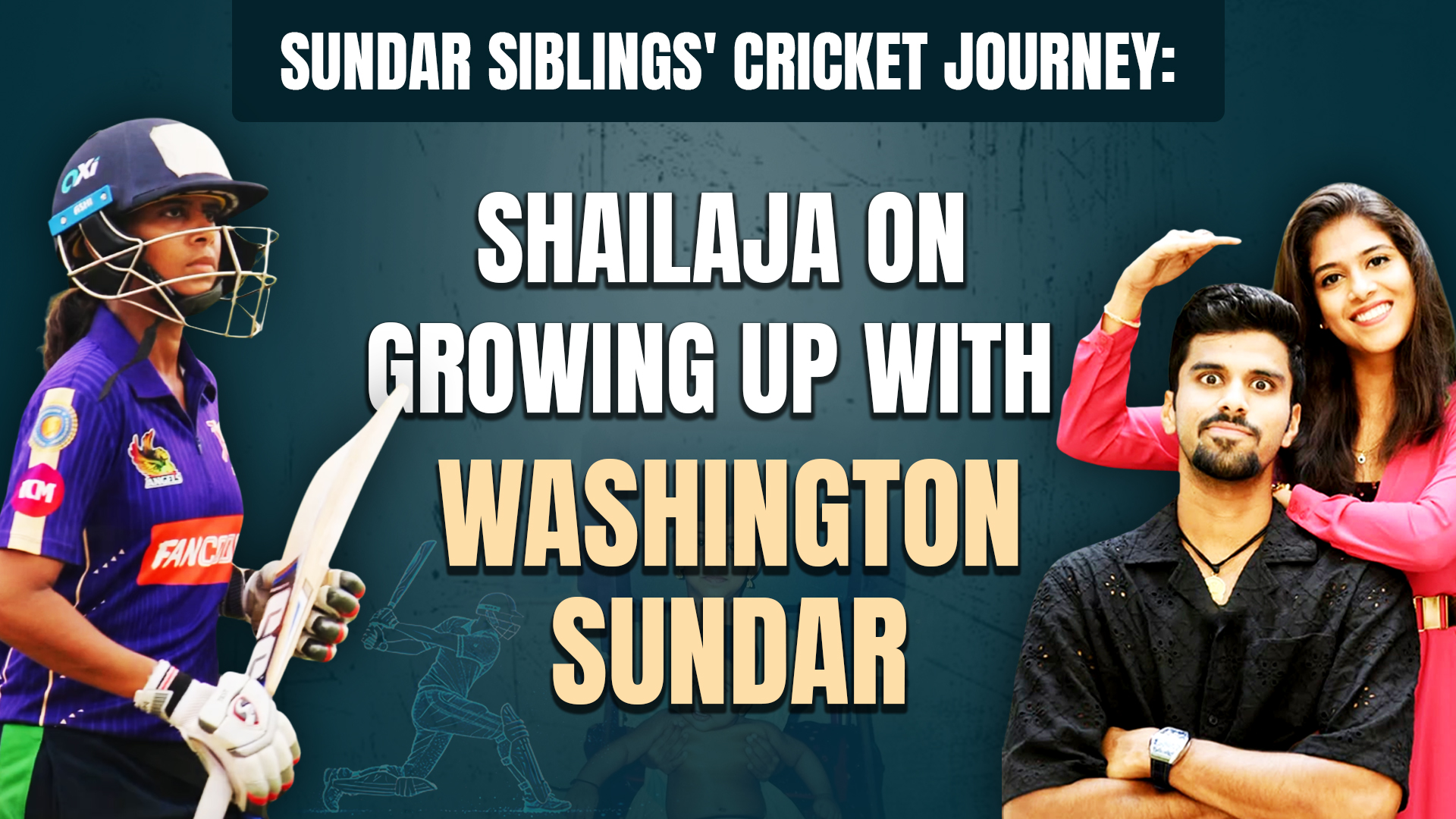 Washington Through His Sister's Eyes: 'He'd Cry To Keep Batting' | NDTV Sports Podcast