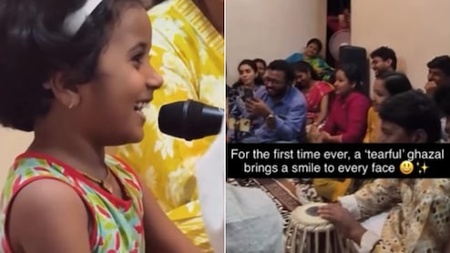 छोटी बच्ची ने भरी महफिल में प्यारी सी आवाज़ में गाई गुलाम अली की दर्द भरी गज़ल, हैरान रह गए लोग, खूब हुई तारीफ