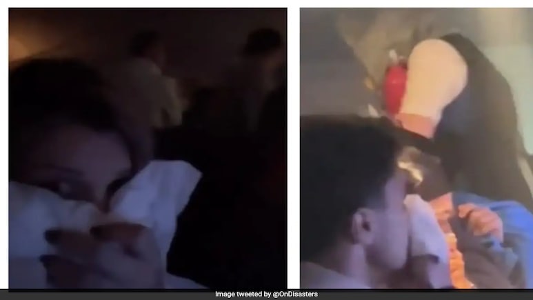 Video Shows Smoke Filling Plane Cabin After Phone Charger Catches Fire Video Shows Smoke Filling Plane Cabin After Phone Charger Catches Fire