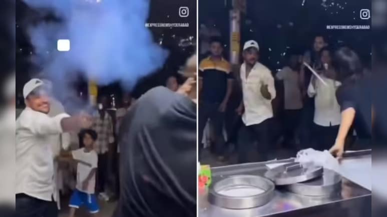 तुर्किश आइसक्रीम वाले से मजाक पड़ा महंगा, डंडे से उतरा गुस्सा, देखें कैसे भीड़ में दौड़ा-दौड़ाकर पीटा