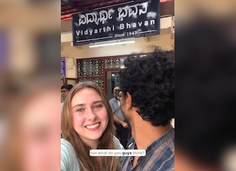 Watch: American Vlogger's Review Of Iconic Vidyarthi Bhavan In Bengaluru Goes Viral