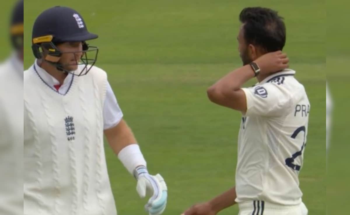 End Of On-Field Spat? Prasidh Krishna, Joe Root Share Big Moment During 5th Test