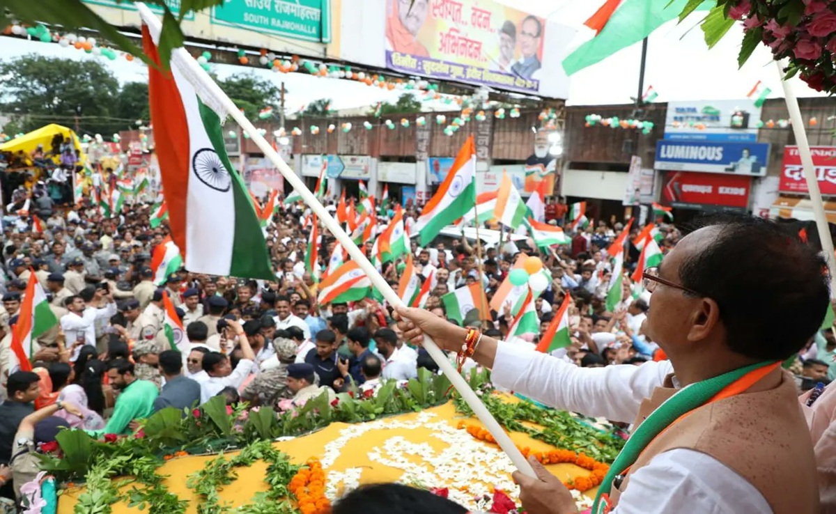 Tiranga Yatra: शिवराज सिंह चौहान का देशभक्ति मार्च, ऐसी है केंद्रीय कृषि मंत्री की तिरंगा यात्रा