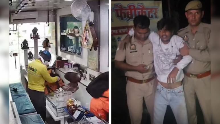 गाजियाबाद ज्वेलरी शॉप में लूट के तीसरे आरोपी का पुलिस के साथ एनकाउंटर, दोनों पैरों में लगी गोली