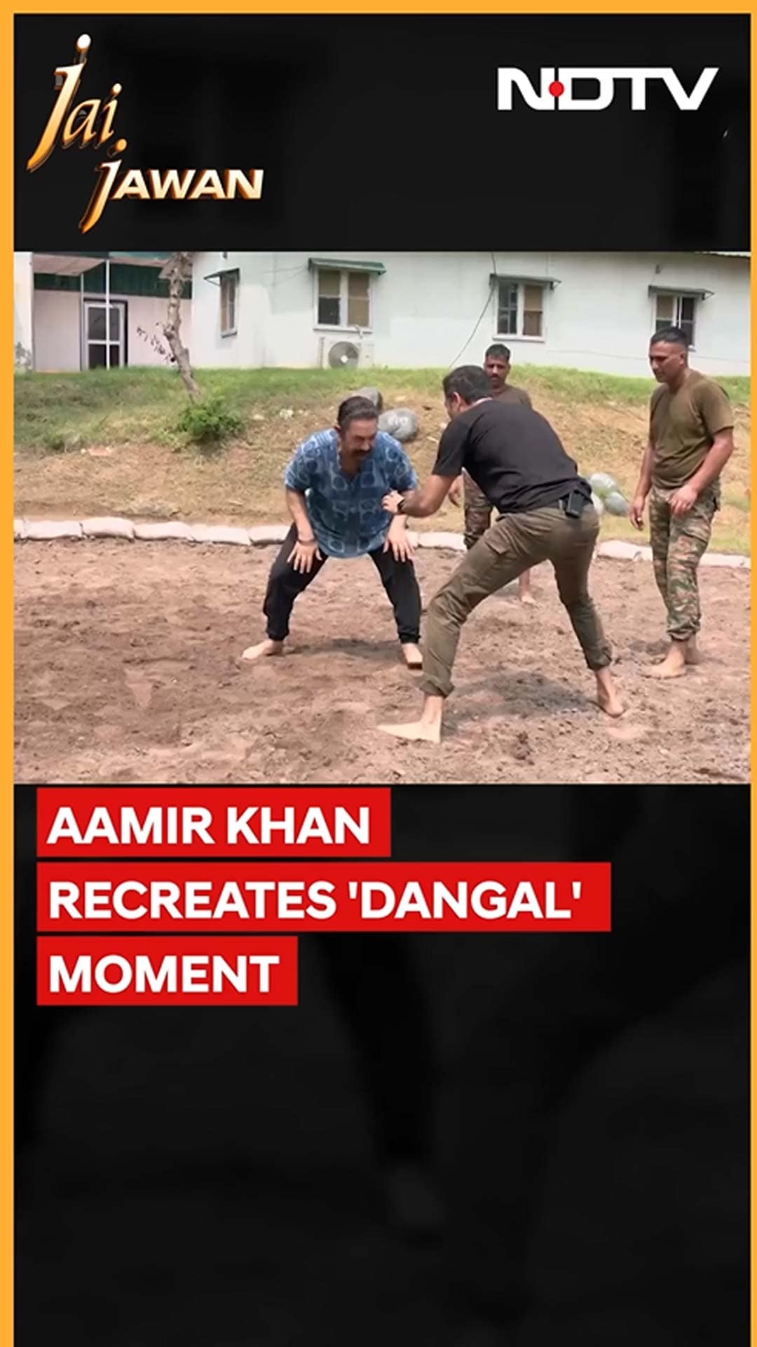 Video: Aamir Khan Recreates 'Dangal' Moment | Jai Jawan With Aamir Khan