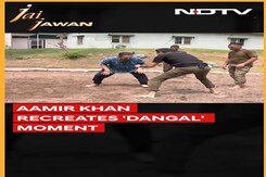 Aamir Khan Recreates 'Dangal' Moment | Jai Jawan With Aamir Khan Aamir Khan Recreates 'Dangal' Moment | Jai Jawan With Aamir Khan