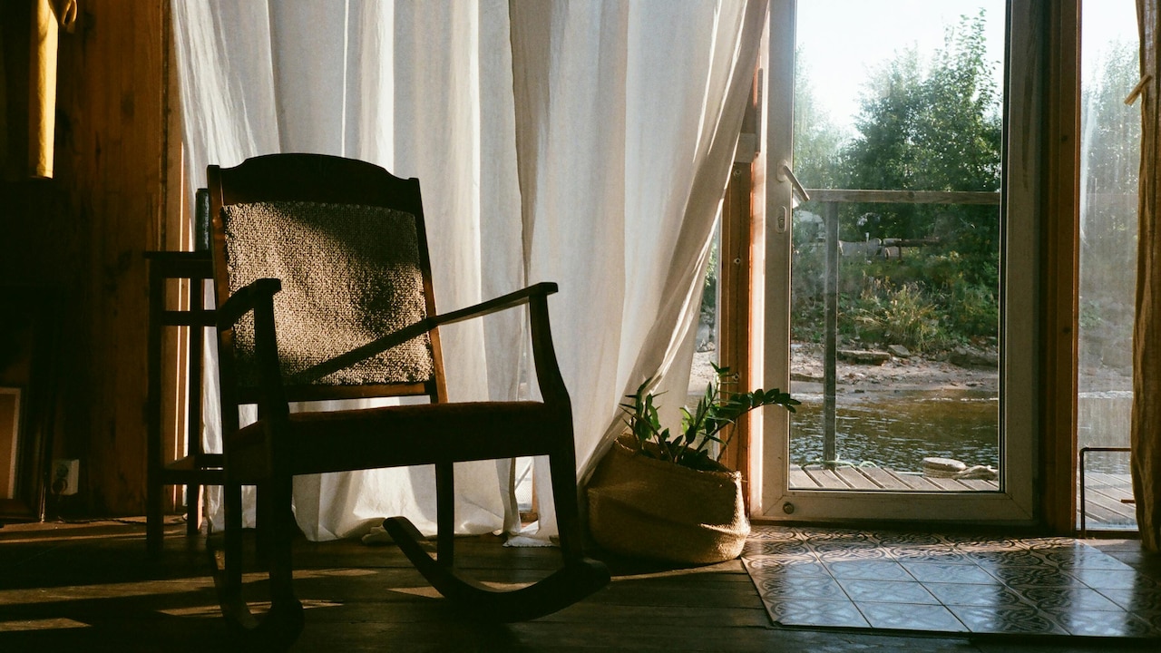Sheer curtains block the view and still allow air and sunlight to pass through easily