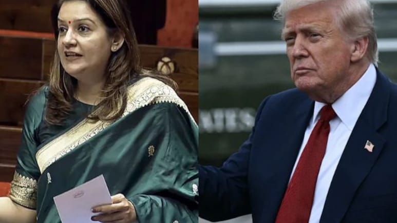 "We Can Hit Them Too": Priyanka Chaturvedi On Trump Tariffs "We Can Hit Them Too": Priyanka Chaturvedi On Trump Tariffs