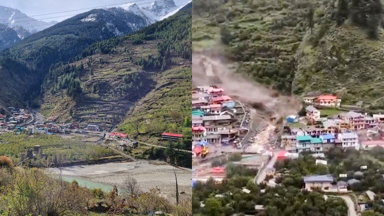 Many Houses Gone: Before-After Pics Show Devastation In Uttarakhand Village